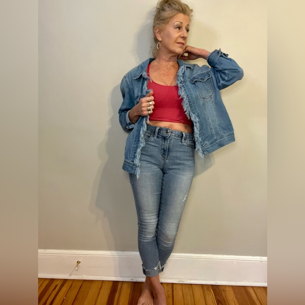 Boho Fringed Jean/Denim Jacket